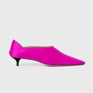 Fire Pink Satin Shoe by Kiki Price